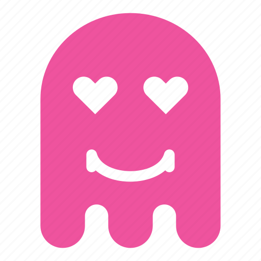 Colors, emoji, emoticon, ghost, love icon - Download on Iconfinder