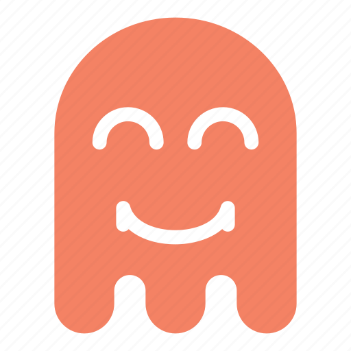 Colors, emoji, emoticon, ghost, happy, smile icon - Download on Iconfinder