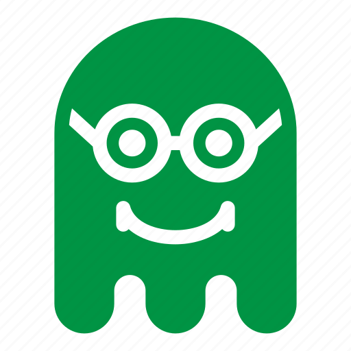 Colors, emoji, emoticon, geek, ghost, glasses, smile icon - Download on Iconfinder