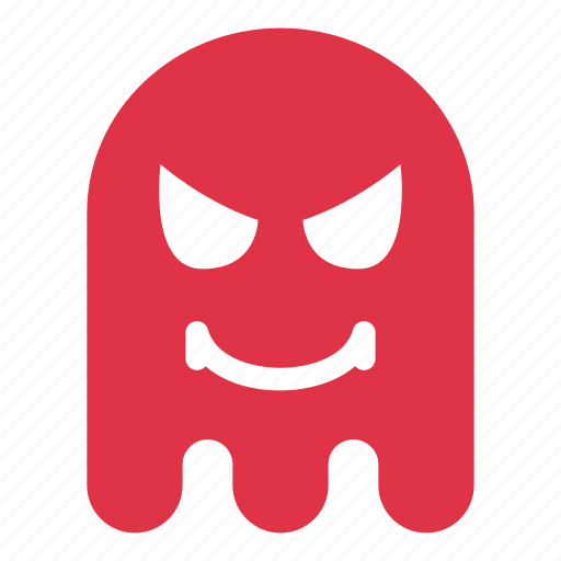 Angry, colors, emoji, emoticon, ghost, smile icon - Download on Iconfinder