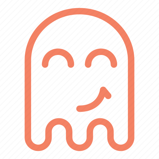 Emoji, emoticon, ghost, happy, smile icon - Download on Iconfinder