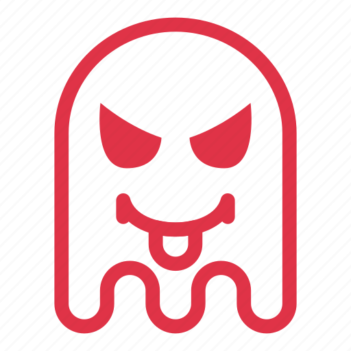 Angry, demon, devil, emoji, emoticon, ghost, tongue icon - Download on Iconfinder