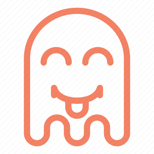 Emoji, emoticon, ghost, tongue icon - Download on Iconfinder