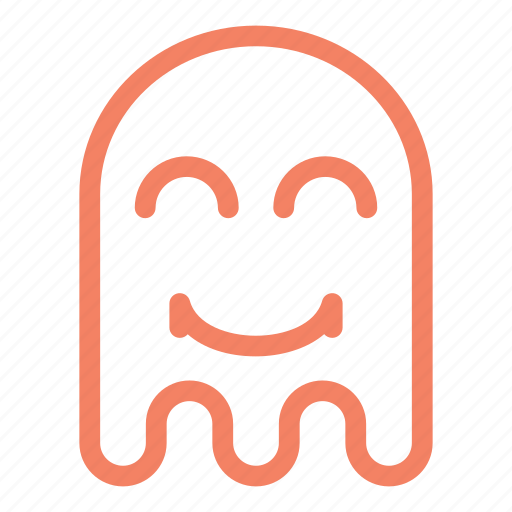 Emoji, emoticon, ghost, happy, smile icon - Download on Iconfinder