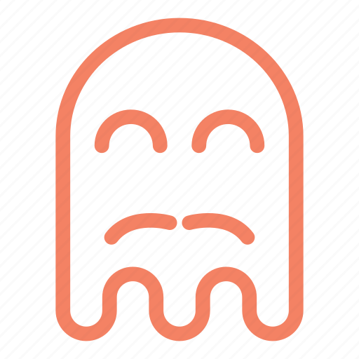 Emoji, emoticon, ghost, happy, mustache icon - Download on Iconfinder