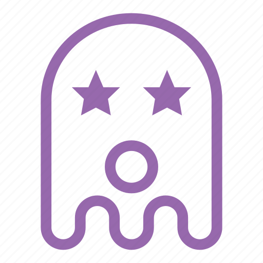 Emoji, emoticon, ghost, star, wow icon - Download on Iconfinder