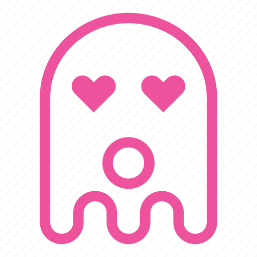 Emoji, emoticon, ghost, love, wow icon - Download on Iconfinder