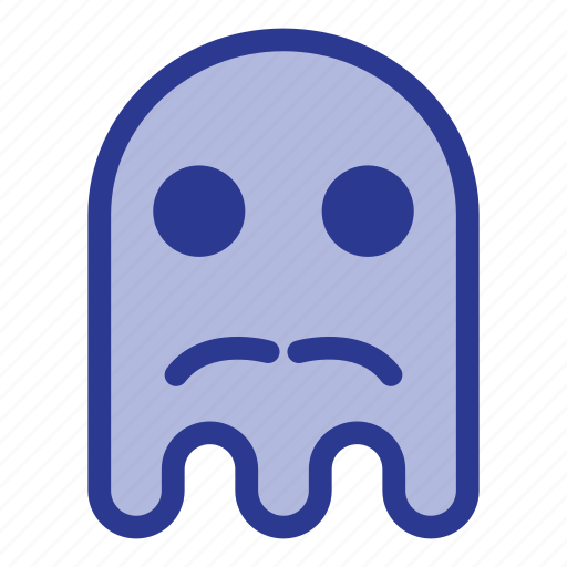 Emoji, emoticon, ghost, mustache, halloween icon - Download on Iconfinder