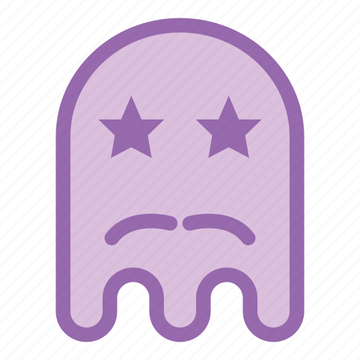 Emoji, emoticon, ghost, mustache, halloween icon - Download on Iconfinder