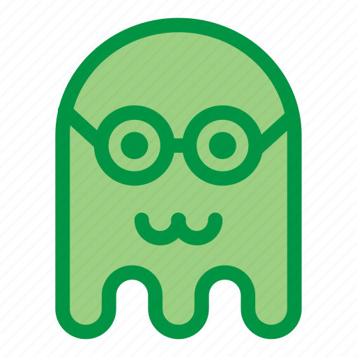 Cat mouth, emoji, emoticon, geek, ghost, glasses, halloween icon - Download on Iconfinder