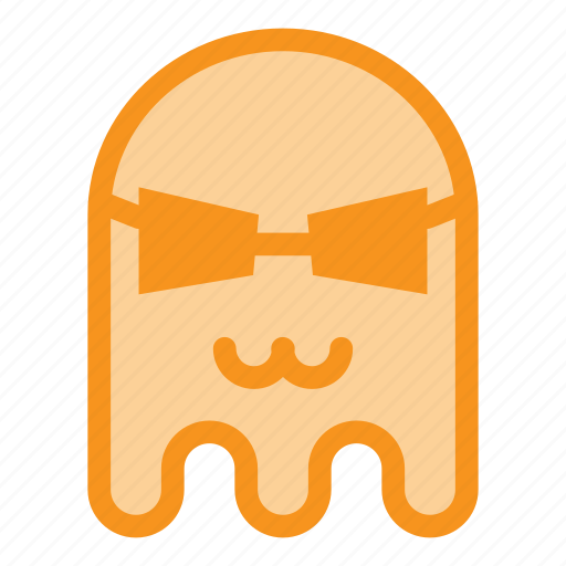 Cat mouth, emoji, emoticon, ghost, glasses, thug, halloween icon - Download on Iconfinder