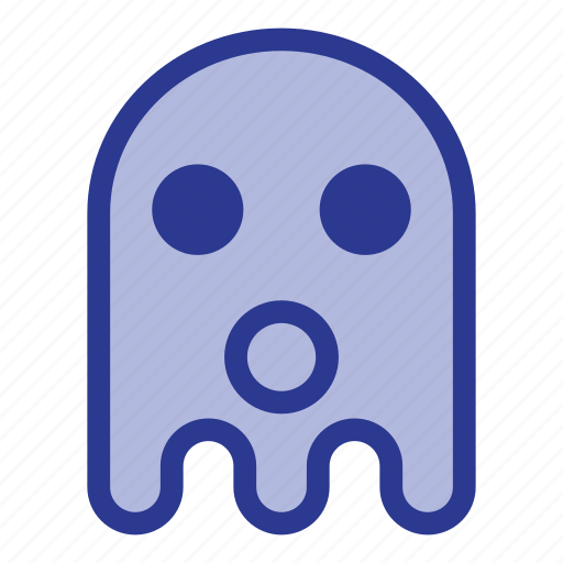 Emoji, emoticon, ghost, wow, halloween icon - Download on Iconfinder