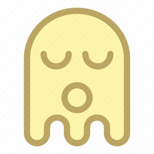 Emoji, emoticon, ghost, sad, wow, halloween icon - Download on Iconfinder