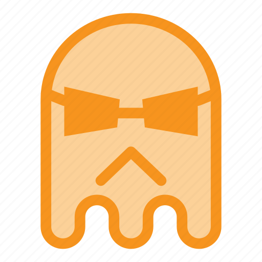 Cool, emoji, emoticon, ghost, savage, thug, halloween icon - Download on Iconfinder