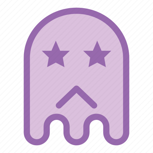 Emoji, emoticon, ghost, star, halloween icon - Download on Iconfinder