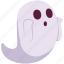 boo, ghost, spooky, horror, face, expression, character, illustration, emoji, scary 