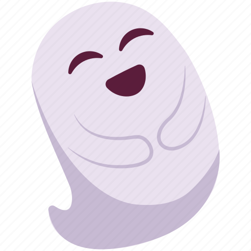 Laughing, ghost, spooky, horror, face, expression, character icon - Download on Iconfinder