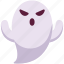 scary, ghost, spooky, horror, face, expression, character, illustration, emoji, emoticon 
