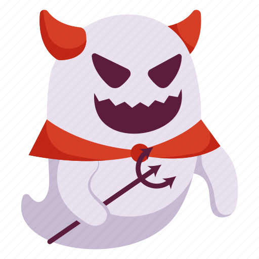 Devil, ghost, expression, face, character, sticker, emoji icon - Download on Iconfinder
