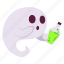 potion, ghost, expression, face, character, sticker, emoji, horror, scary 