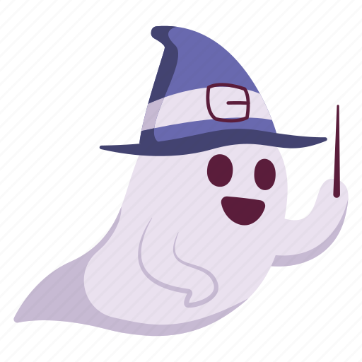 Wizard, ghost, expression, face, character, sticker, emoji icon - Download on Iconfinder
