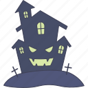 ghosthouse, halloween, house, ghost, devil, spooky