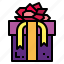 bow, box, gift, present, ribbon 