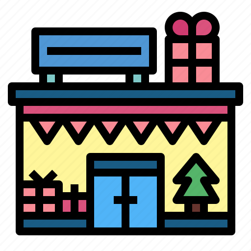 Building, gift, shop, store icon - Download on Iconfinder