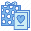 box, card, gift, present, valentine