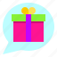inbox, birthday, package, aniversary, celebration 