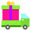 truck, birthday, package, aniversary, celebration 