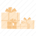 gift, boxes, parcels, presents, tags