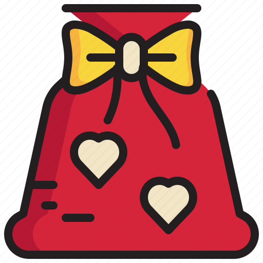Bag, give, heart, happy, gift icon icon - Download on Iconfinder