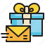 box, mail, send, envelope, happy, gift icon 