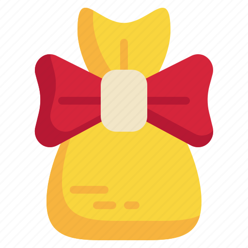 Bag, ribbon, give, happy, money, gift icon icon - Download on Iconfinder