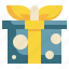 box, circle, round, happy, gift icon 