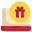 box, online, laptop, reward, gift icon 