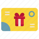 card, pay, shopping, give, happy, gift icon