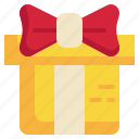 ribbon, happy, give, box, celebration, gift icon