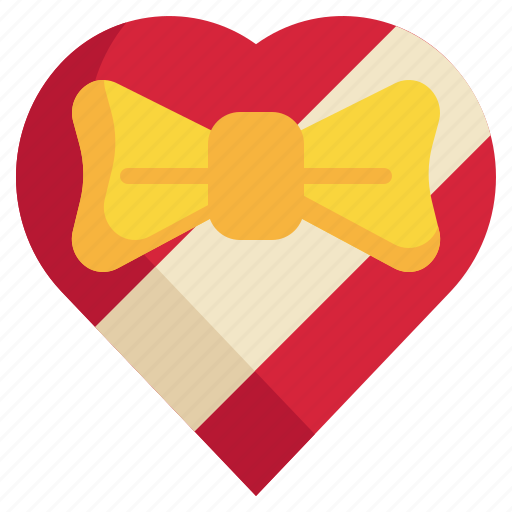 Heart, box, ribbon, happy, love, gift icon icon - Download on Iconfinder