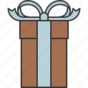 gift, box, holiday, happy
