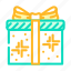 shiny, gift, box, birthday, ribbon, package 