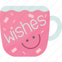 mug, glass, gift, coffee, drink