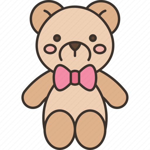 Doll, bear, gift, plush, childhood icon - Download on Iconfinder