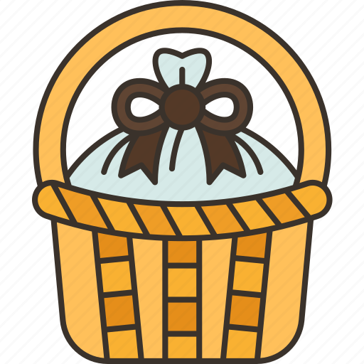 Gift, basket, present, anniversary, holiday icon - Download on Iconfinder