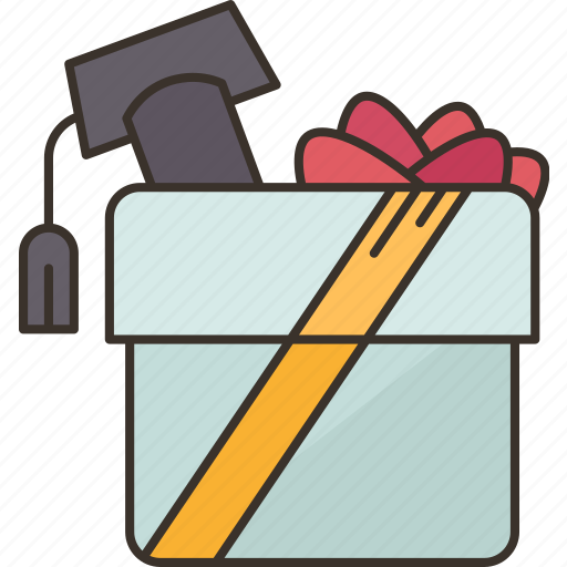 Gift, graduation, education, achievement, celebration icon - Download on Iconfinder