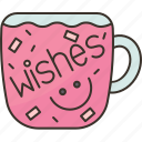 mug, glass, gift, coffee, drink
