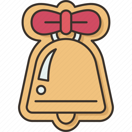 Bell, cookies, pastry, biscuit, dessert icon - Download on Iconfinder