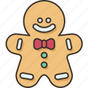 gingerbread, man, dessert, christmas, tradition