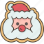 santa, claus, cookies, christmas, holiday 